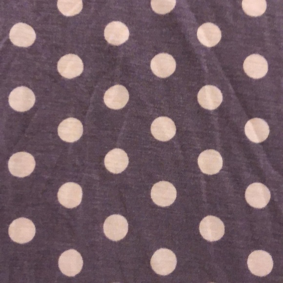 Soma Brand Women's Size Large Purple/Pink Polka Dot Lace Trim Nightgown - Picture 2 of 6